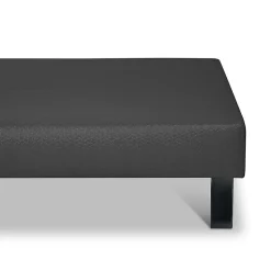 Sommier tapissier Capucine 160x200 cm Epaisseur 13 cm Gris anthracite (pieds non inclus)