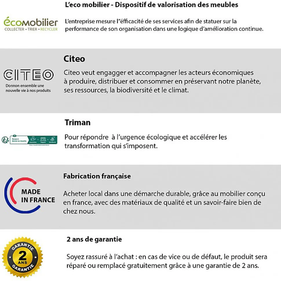 SOMMIER TAPISSIER NOIR 130x190 cm FABRICATION FRANÇAISE ARTISANALE PIEDS OFFER