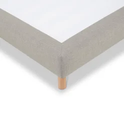 Sommier tapissier Sisal 90x190 cm Epaisseur 18 cm Beige (pieds non inclus)
