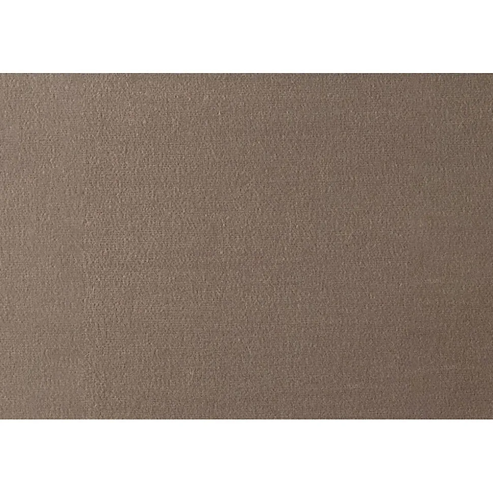 Sommier Tapissier Velours Taupe 90x190 H29cm