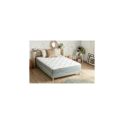 Sommier tapissier vert celadon 140x190