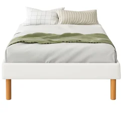 Sommier Tapissier 90x190 cm - 18 cm - Compatible avec Tous Matelas - Confort Optimal - Montage Rapide et Facile - 13 Lattes - SOMM