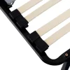 Sommier 70x190 - cadre metal - renforcé - confort optimal - montage facile - 6 pieds - 18 lattes 9 mm