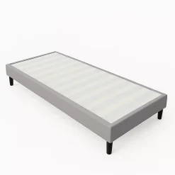 Sommier 80x200 cm - dehoussable - hauteur pieds 20 cm - 13 lattes - soutien ferme - confort - usage quotidien -