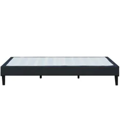 Sommier 140x190 cm - dehoussable - avec pieds 20 cm - 13 lattes - soutien ferme - confort optimal - usage quotidien