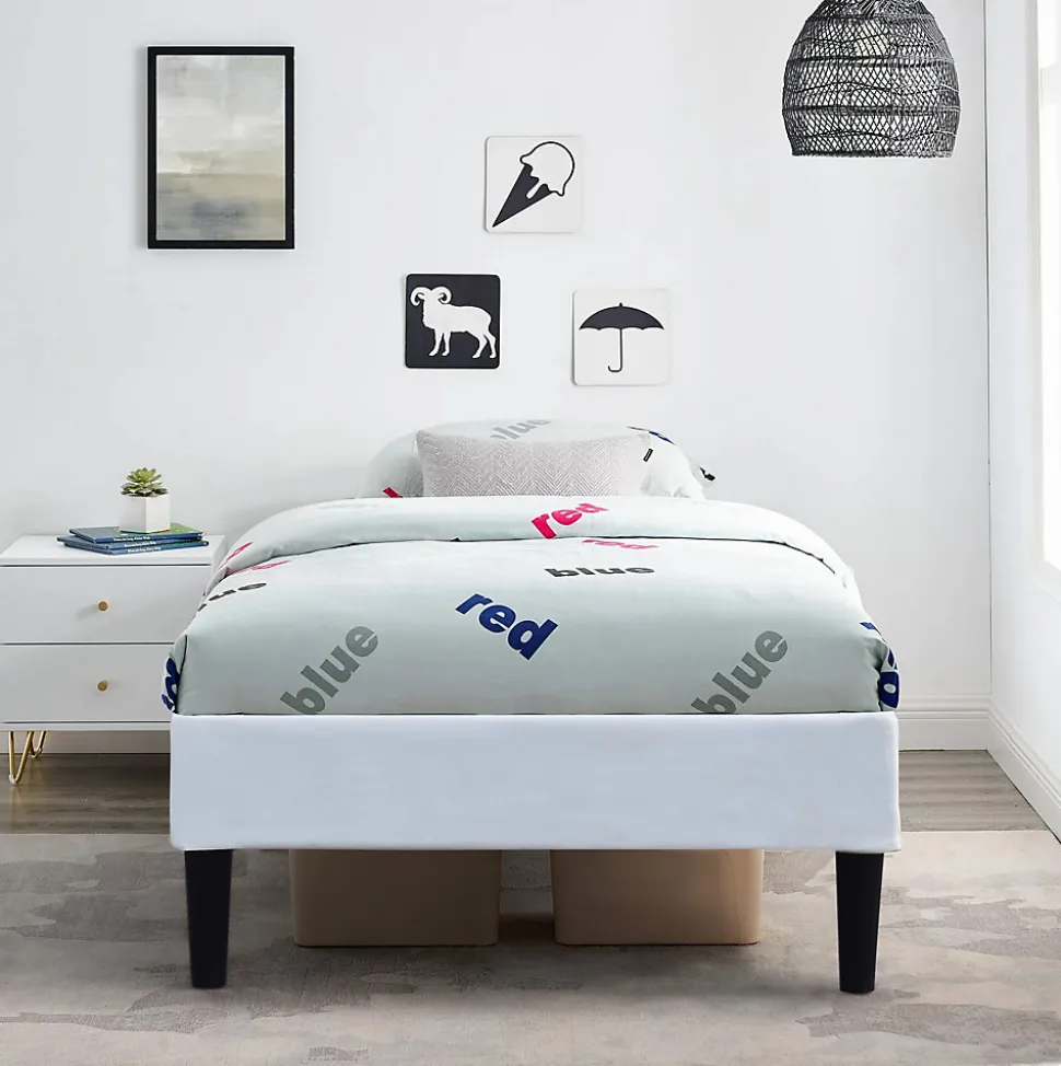 Sommier 80x200 cm - déhoussable - pieds 20 cm - 13 lattes - soutien ferme - confort - usage quotidien - meuble pratique