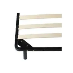 Sommier 90x190 cm Metal Solide et Confortable 29 cm - Montage Rapide - Lattes en Bois 14 en 9mm - Epaisseur Metal 1,2 mm - Idéal p