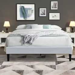 Sommier 120x200 cm Tapissier Déhoussable - 20 cm - 13 Lattes - Montage Rapide et Facile - Housse Lavable - Confort Optimal - SOMMI