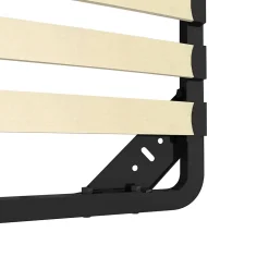 Sommier 140x190 cm, 2x18 lattes, lit avec sommier à lattes, sans pieds