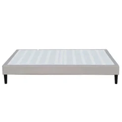 Sommier 120x200 Tapissier Déhoussable 20 cm - 13 Lattes - Montage Rapide - Facile d'entretien - Confort Optimal - Design Moderne -