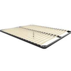 Sommier 160x200cm, 2x20 Lattes, Lit avec Sommier à Lattes