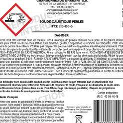 Soude caustique déboucheur surpuissant en perles Phebus 1kg