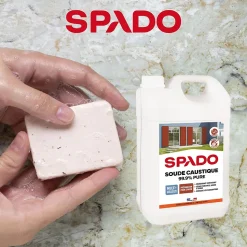 Soude caustique formule pure 99,9% Spado 4kg