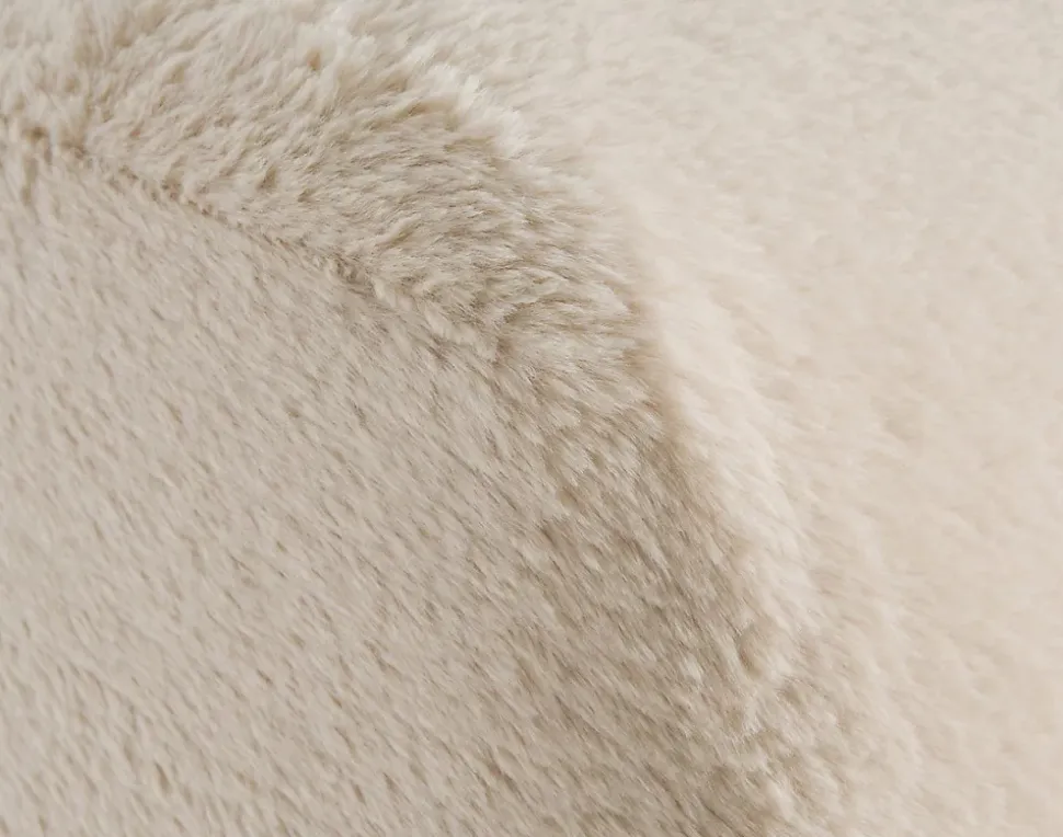 Sunset - lit coffre - 140x190 cm - sommier inclus - en fausse fourrure - Lisa Design