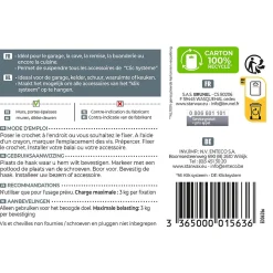 Support mural Clic Système multi-accessoires Starwax