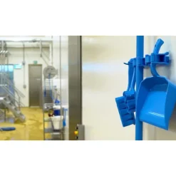 Support Mural Hygiénique Hi-Flex 420 mm Bleu VIKAN