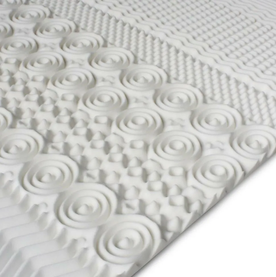 Surmatelas à mémoire de forme 160 x 200 Blanc Générique