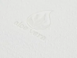 Surmatelas 140 x 190 cm luxe mémoire de forme coutil aloe vera ép.5cm - LACETO de NATUREA
