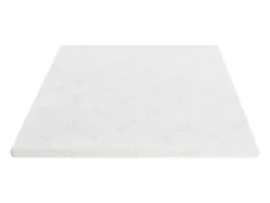 Surmatelas 160 x 200 cm luxe mémoire de forme coutil aloe vera ép.5cm - LACETO de NATUREA