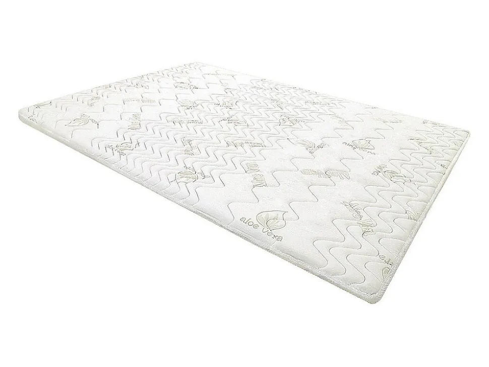 Surmatelas 180 x 200 cm mémoire de forme coutil aloe vera ép.5cm - ANTASSE de NATUREA