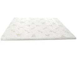 Surmatelas 140 x 190 cm mémoire de forme coutil aloe vera ép.5cm - ANTASSE de NATUREA