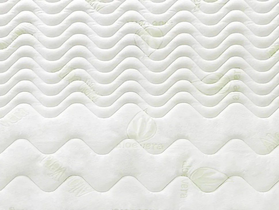 Surmatelas 160 x 200 cm mémoire de forme coutil aloe vera ép.5cm - ANTASSE de NATUREA