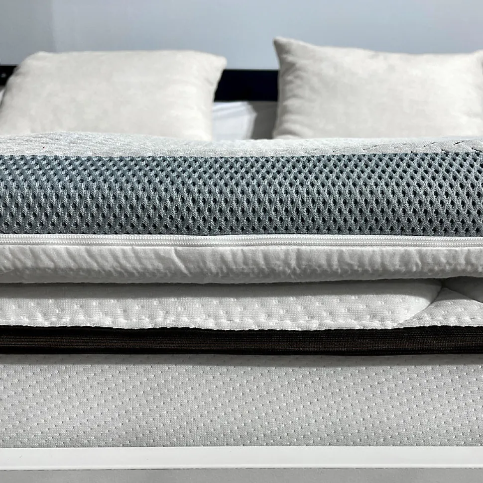 Surmatelas 180 x 200 cm mousse mémoire de forme et gel AirFeel™ - LUNA