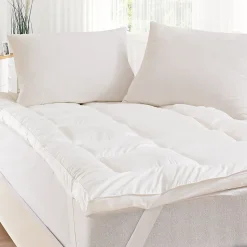 Surmatelas de confort 3 cm percale de coton 700 g/m² 80x200 cm CONFORT SOFT