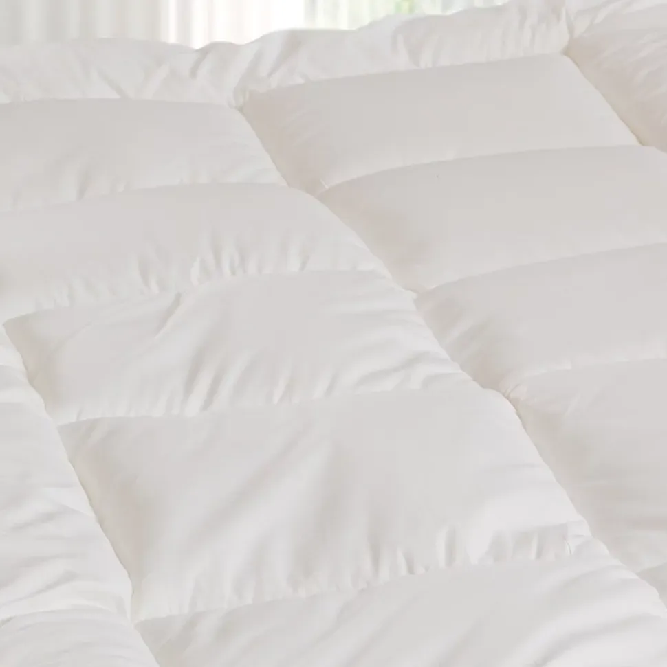 Surmatelas de confort 3 cm percale de coton 700 g/m² 80x200 cm CONFORT SOFT