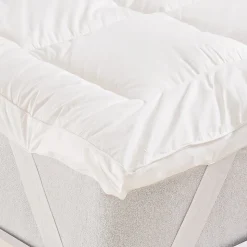Surmatelas de confort 3 cm percale de coton 700 g/m² 90x190 cm CONFORT SOFT