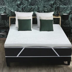 Surmatelas déhoussable duo latex et mémoire forme 140x190
