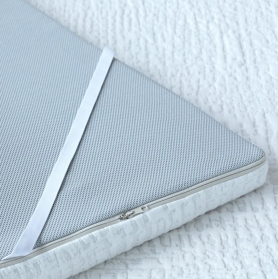 Surmatelas déhoussable mousse à mémoire forme 50kg/m3 80x200