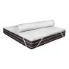Surmatelas double Sagittaire, Matelas avec ensemble d'oreillers, Surmatelas en mousse à mémoire de forme, 160x200xh5 cm