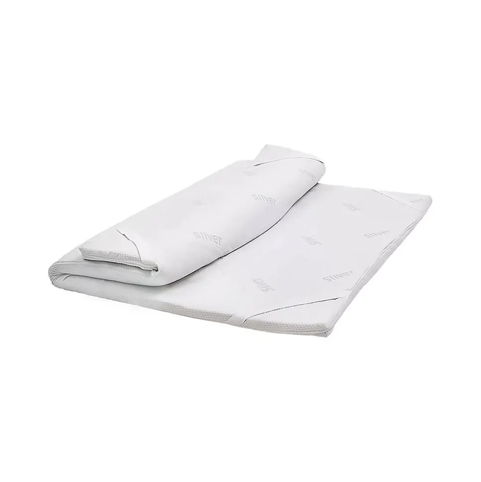 Surmatelas simple Dmammin, Surmatelas pour améliorer la posture, Surmatelas en mousse à mémoire de forme, 90x190xh5 cm