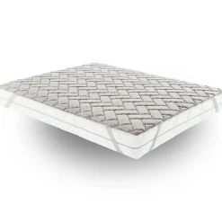 Sur-matelas 140x190 - Mousse à Mémoire De Forme De 3 Cm - Revêtement Silver Fresh
