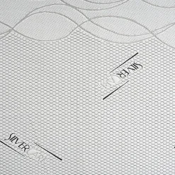 Sur-matelas 160x200 - Mousse à Mémoire De Forme - Epaisseur 5 cm - Revêtement Amovible Silver Fresh