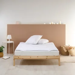 Surmatelas 90x190 cm Confort Moelleux et Respirant LAVABLE À 95 C