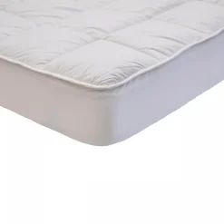 Surmatelas 140x190 cm SENSATION DUVET Confort Moelleux Enveloppe 100% coton