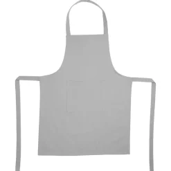 Tablier - coton - gris clair - 60x80 cm - Atmosphera