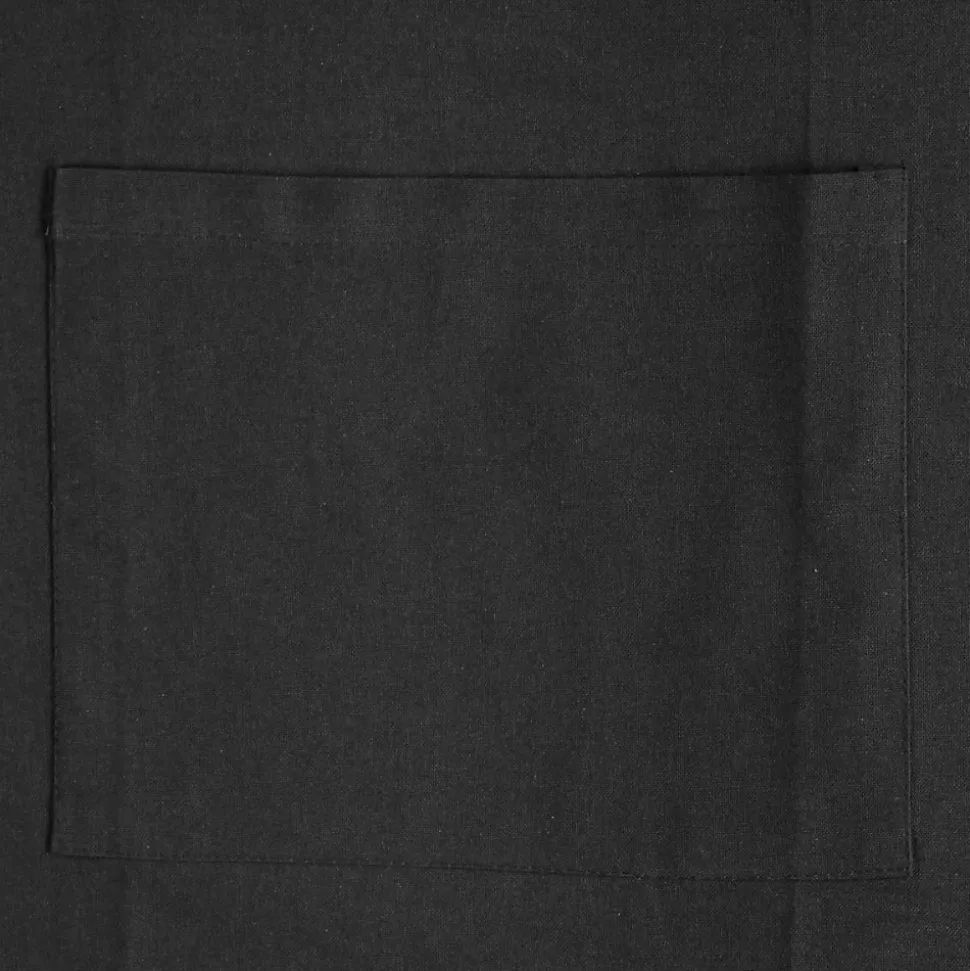 Tablier - coton - gris foncé - 60x80 cm - Atmosphera