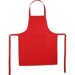 Tablier - coton - rouge - 60x80 cm - Atmosphera