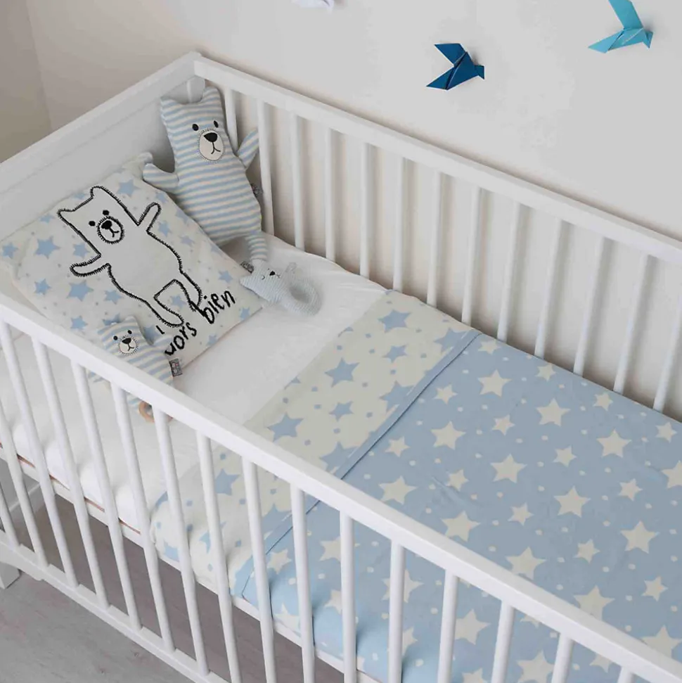 Taie de coussin en coton bio OURSON