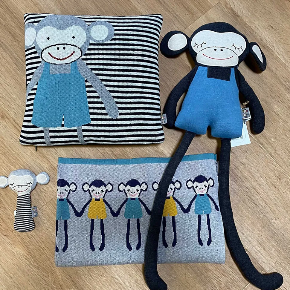 Taie de coussin en coton biologique SINGE