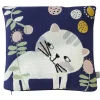Taie de coussin en tricot de coton Chaton