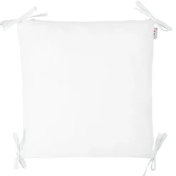Taie de coussin modulable avec liens à nouer en gaze de coton