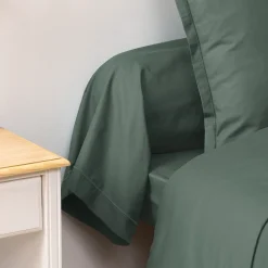 Taie de traversin Carina 85x185cm vert céladon - Atmosphera