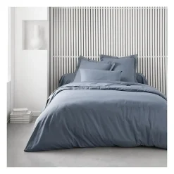 Taie de traversin TODAY Essential - 45 x 185 cm - 100% Coton uni - Denim