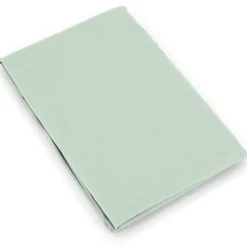 Taie de traversin uni 185X43 cm coton ALTO vert fleur d'amandier