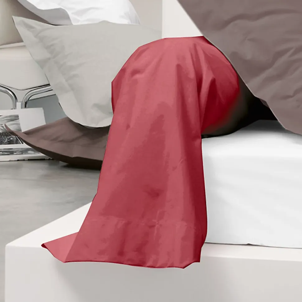 Taie de traversin uni 140x43 cm coton ALTO Garance