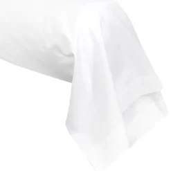 Taie de traversin uni 140x43 cm coton ALTO Blanc
